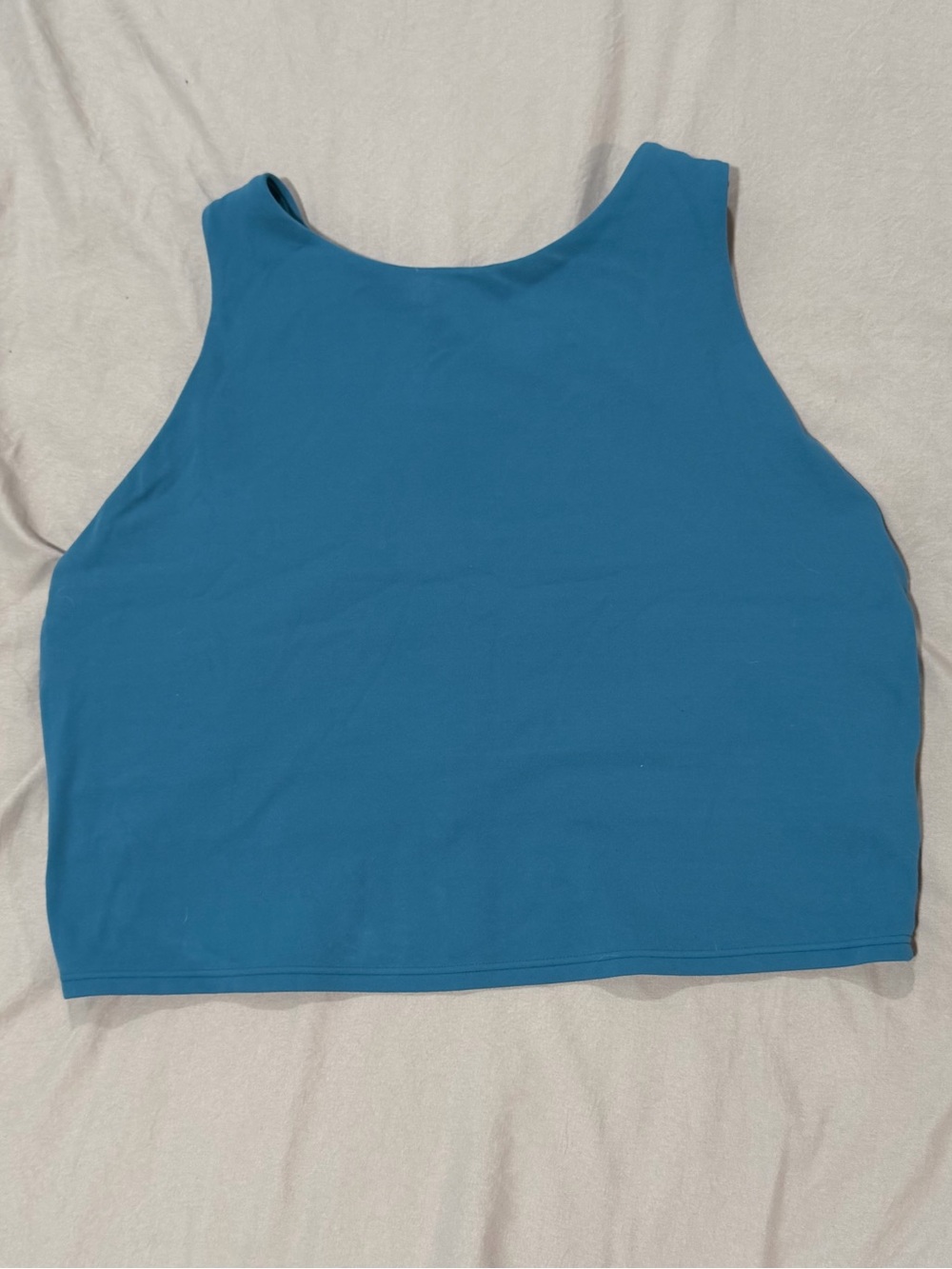 Athleta Cropped Workout Top in Teal